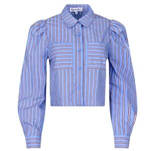 Hunter Bell The Maven Button Up Top/ Shirt in Marfa Stripe size 4